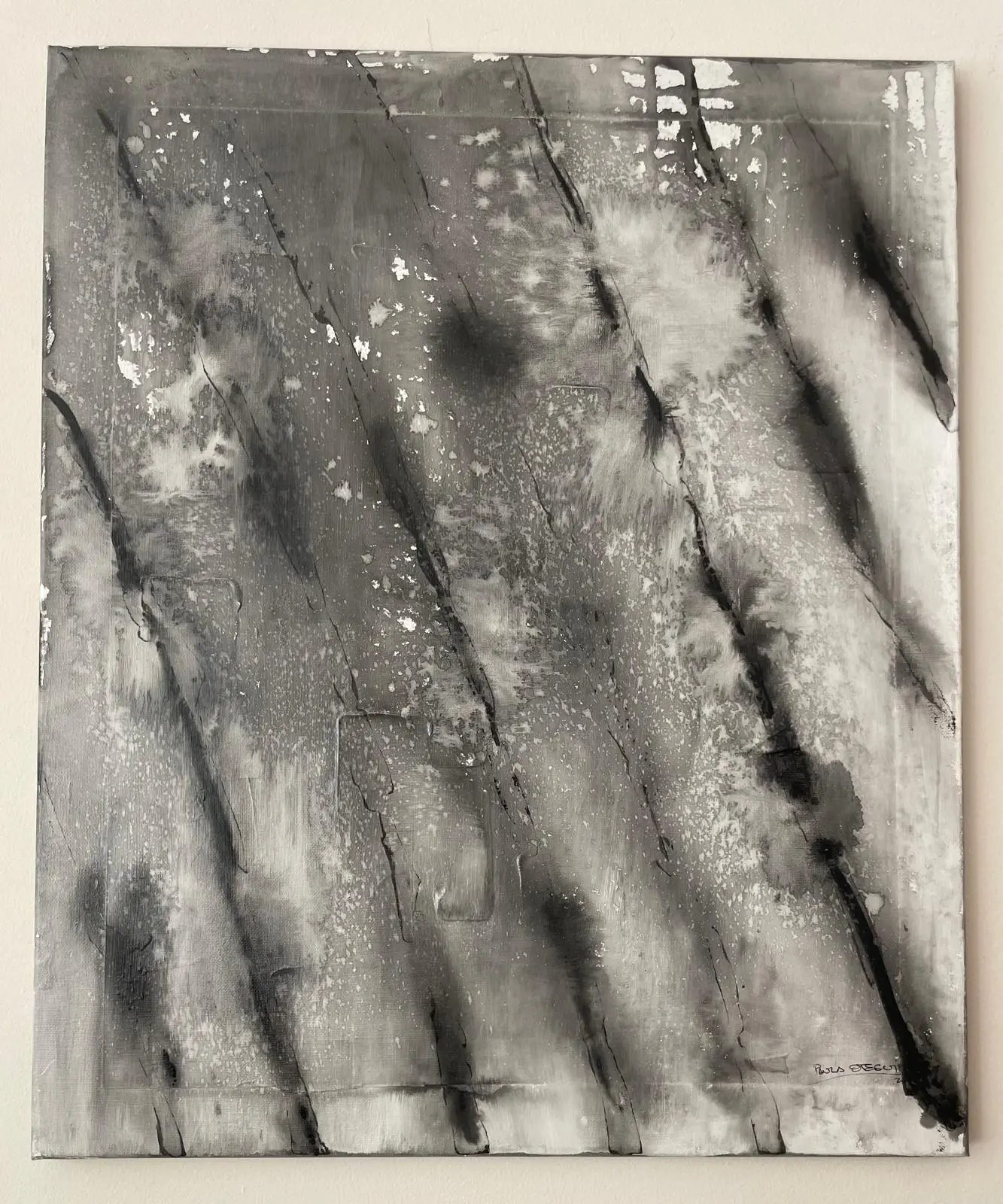 Trayecto Oscuro, 2023 — pintura de Paula Otegui