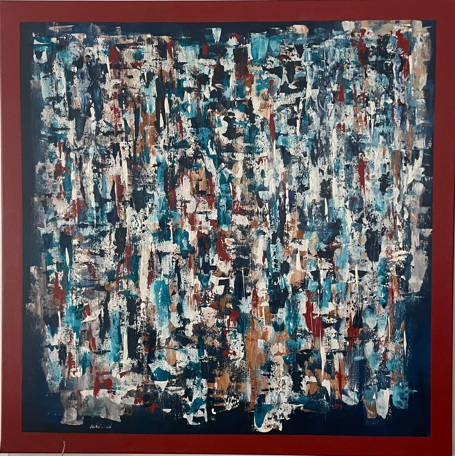 Vitral, 2026 — pintura de Paula Otegui